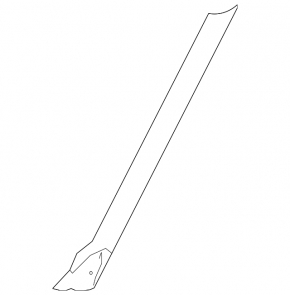 Left windshield molding for Land Rover Discovery 17-23