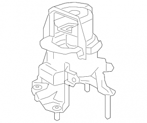Rear engine mount Toyota Camry v70 18-24 2.5 FWD