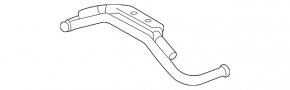 Muffler bracket middle part Toyota Highlander 20-22 3.5