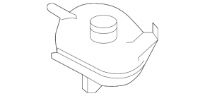 Nissan Kicks 18-25 Coolant Expansion Tank