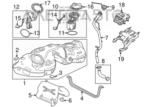 Cadillac ATS 13- Fuel Tank