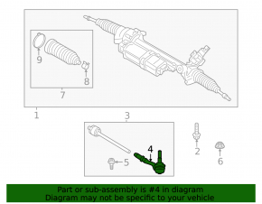 Right steering tip for BMW X5 G05 19-25 with Active Steering
