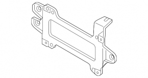 Audio amplifier bracket for Audi Q8 19-25