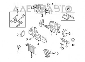 Motor heater fan BMW X5 E70 07-13