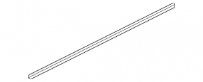 Molding door-glass central front left Civic X FC 16-20