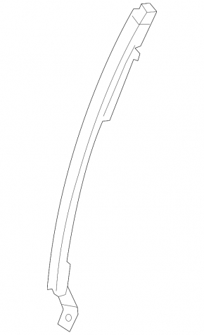 Rear right door glass guide Honda Accord 18-22