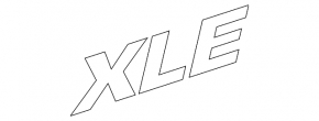 Toyota Camry v40 trunk lid XLE emblem
