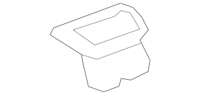 Audi A4 B9 17-25 trunk lid lock trim