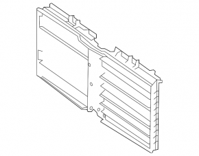 Mercedes GLE 450/53 20-26 radiator deflector blinds with motor