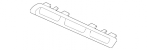 Grill molding lower right Mercedes W167 GLE 350 450 20-23 chrome