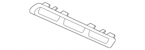 Grill molding lower right Mercedes W167 GLE 350 450 20-23 chrome