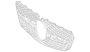 Mercedes E 400/450/43/53 17-20 radiator grille for the AMG 17-20