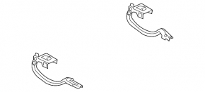 Trunk lid hinge right Mazda 3 19- 4d