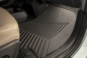 Set of floor mats for Kia EV6 22-24, black rubber