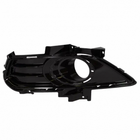 Left front bumper grille for Ford Fusion mk5 13-16 with fog lights, chrome