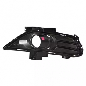 Left front bumper grille for Ford Fusion mk5 13-16 with fog lights, chrome