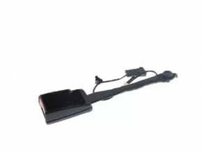 Driver's seat belt latch Ford Focus mk3 15-18 black with sensor, scuffs