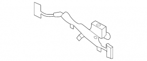 High-voltage cable battery-rear engine Ford Mustang Mach-E 21-25