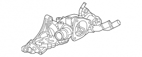 Thermostat housing assembly Acura MDX 16-20