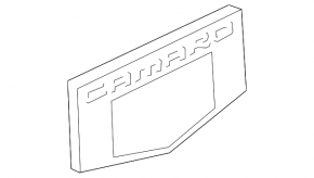 Chevrolet Camaro 16-Front Left Wing Emblem