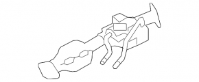 Rear catalytic converter Kia Niro 23- HEV, PHEV with heater