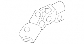 Upper steering cardan shaft for Infiniti FX35 QX70 09-17