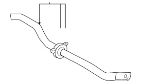 Rear stabilizer bar for Audi E-Tron 19-23, 28mm, yellow stiffness