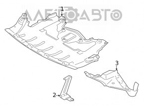 Front engine protection BMW X5 E70 11-13 rest