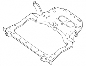 Front subframe for Infiniti QX50 19-25, rusty