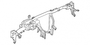 Under-torpedo pipe reinforcement VW Passat b8 16-19 USA