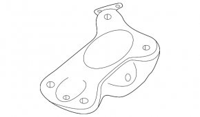 Rear beam bracket right VW Jetta 19-