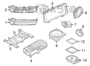 Multimedia control BMW X2 F39 18-23 for disk drive