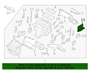 Subaru Ascent 19-24 Heater Control Unit