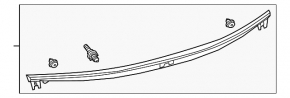 Trunk lid molding Lexus ES250 ES300h ES350 19-