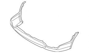 Kia Sorento 2014-2015 bare rear bumper, lower part
