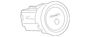 Start-stop button Lexus NX300h 15-21