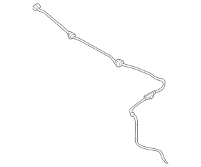 Mercedes X167 GLS 450 580 20-26 Windscreen Washer Nozzle Chain