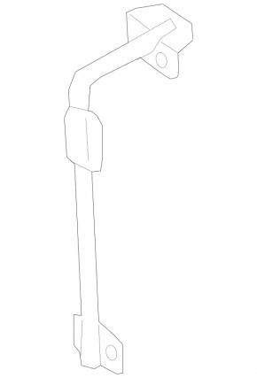 Mercedes W213 E 17-23 hood latch bracket on TV