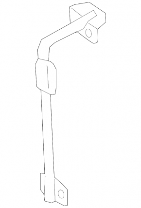 Mercedes W213 E 17-23 hood lock bracket on TV