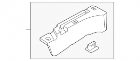 Foam trunk right Ford Explorer 13-19 police