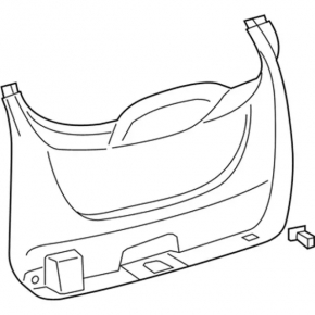Lower Trunk Door Trim Ford Escape MK3 17-19 Restored Electric
