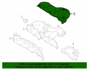 Mazda CX-7 06-12 manifold guard