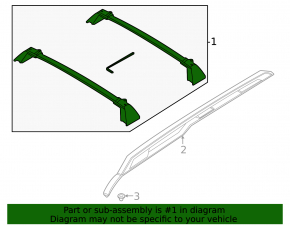Roof rails Ford Bronco Sport 21-25