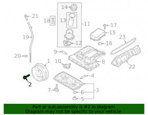 Crankshaft Pulley Bolt Audi A6 C8 19-25 3.0T