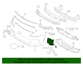 Toyota GR86 22-26 Front Bumper Right Air Duct