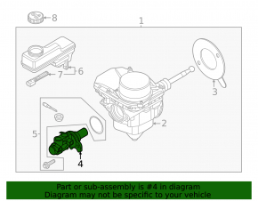 Brake master cylinder Volkswagen ID.4 21-23