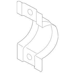 Rear stabilizer mounting bracket left Audi Q3 8U 15-18