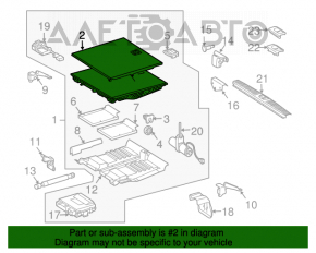 Mercedes W211 trunk floor