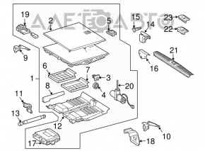 Mercedes W211 trunk floor