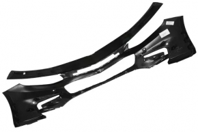 Front bumper bare Chevrolet Malibu 16-18 pre-rest for parking sensors